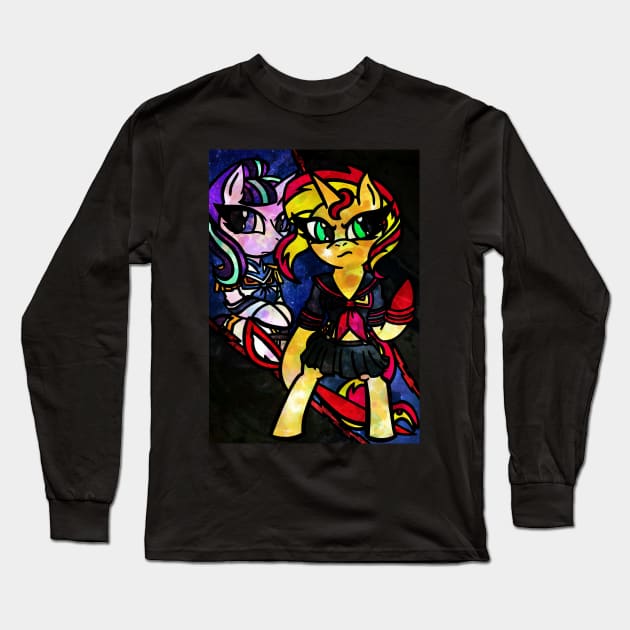 Pony la Pony Long Sleeve T-Shirt by ScribbleSketchScoo
